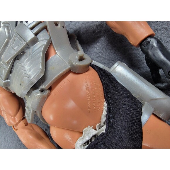 Vintage 2002 GI Joe Cobra Action Figure 12" Hasbro Mask Armor Black Shoes Toy - Picture 8 of 10